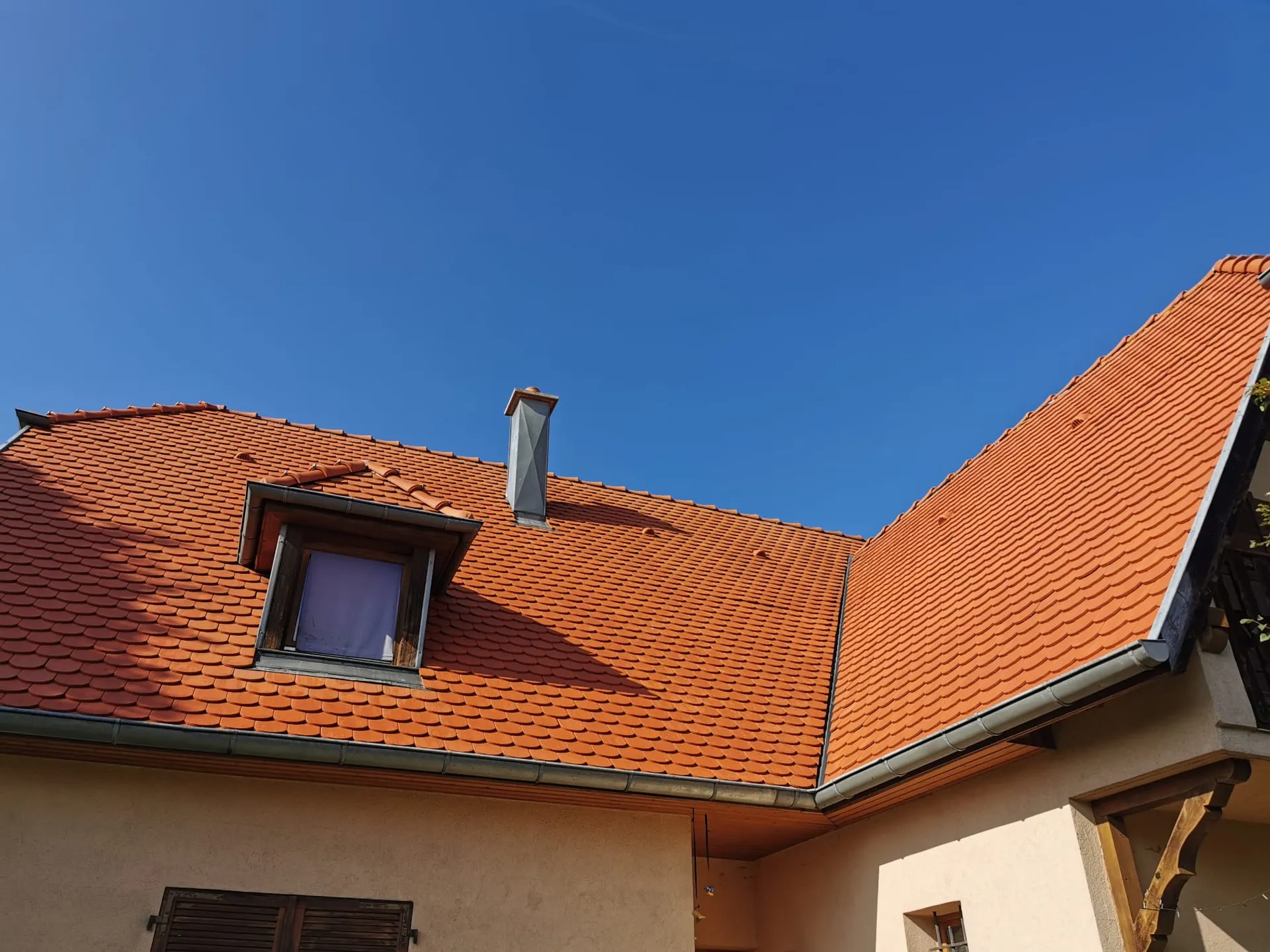 Nettoyage de toiture avec pose d'un hydrofuge sur Guewenheim