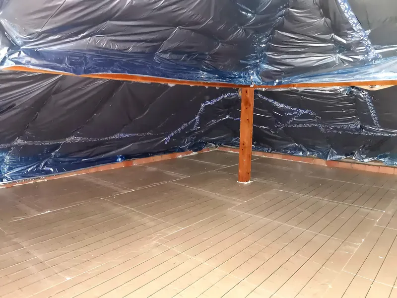 Chantier d'isolation rigide