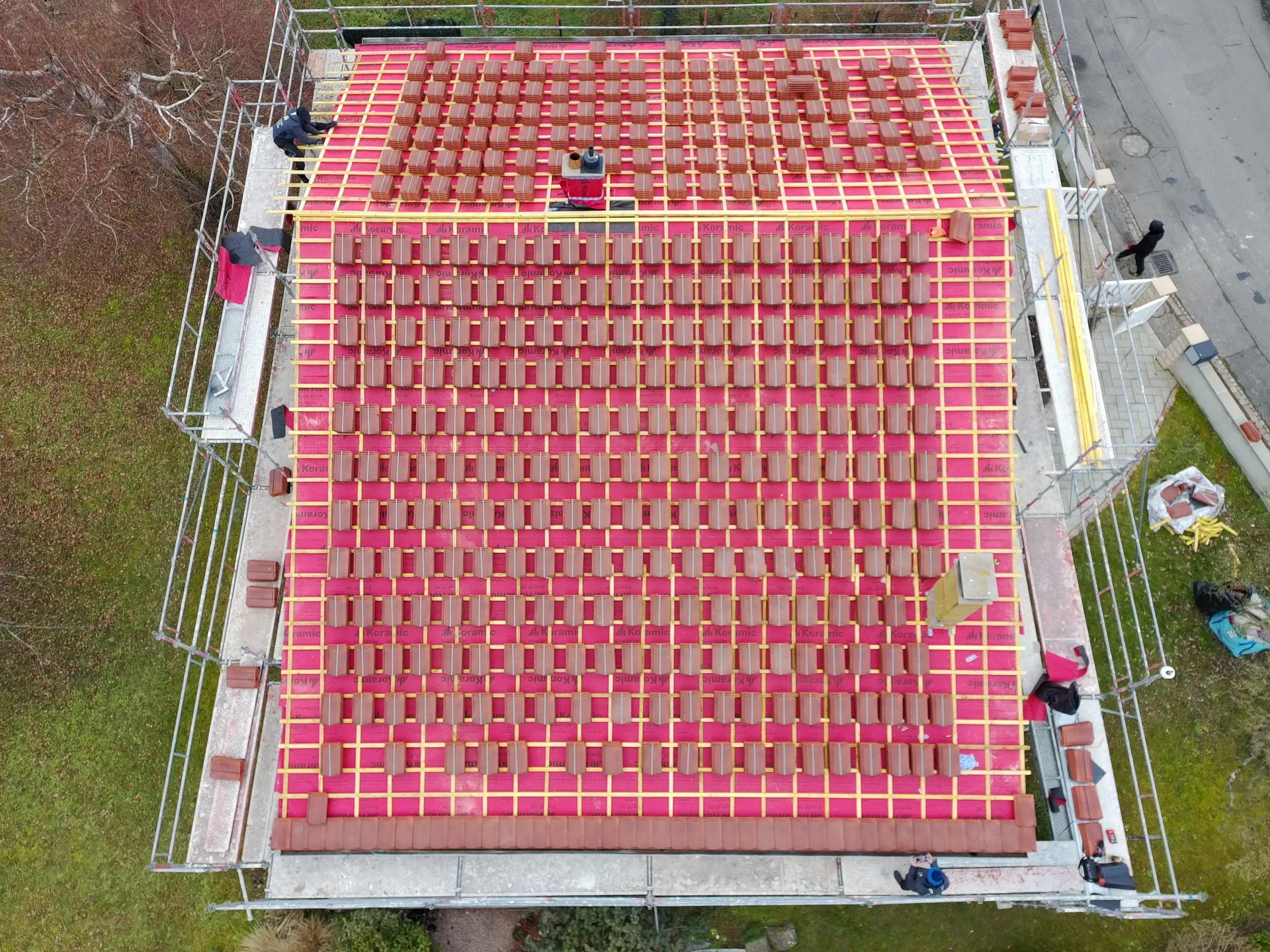 Chantier Peau neuve pour cette toiture à Morschwiller !